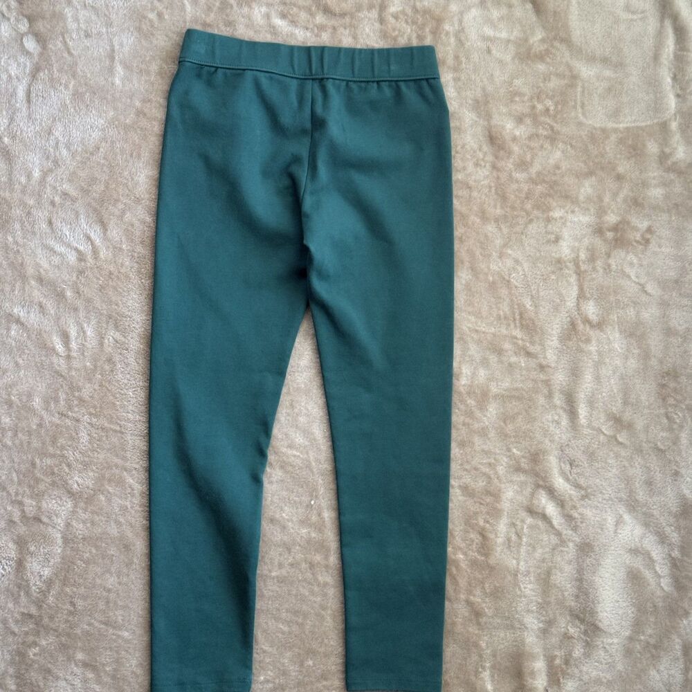 Janie And Jack Girls Pants Size 8 Green Gently Used